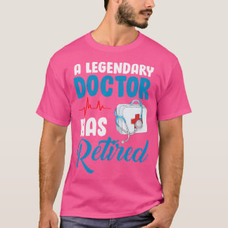 Retired Doctor Retirement Shirt For Retiring Medic