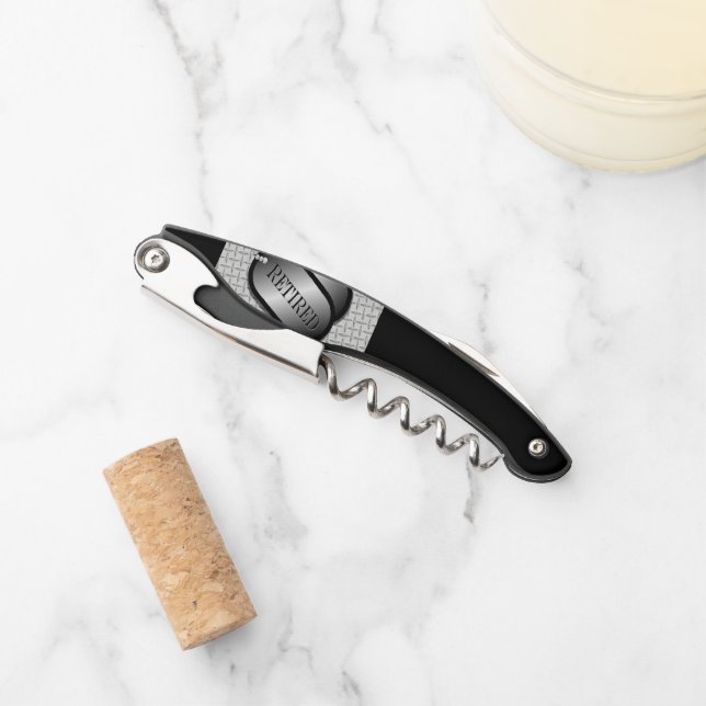 Retired Dog Tag Corkscrew (Front)