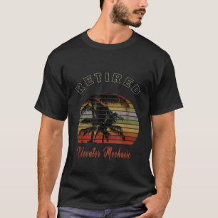 Retired Elevator Mechanic Retirement Beach T-Shirt