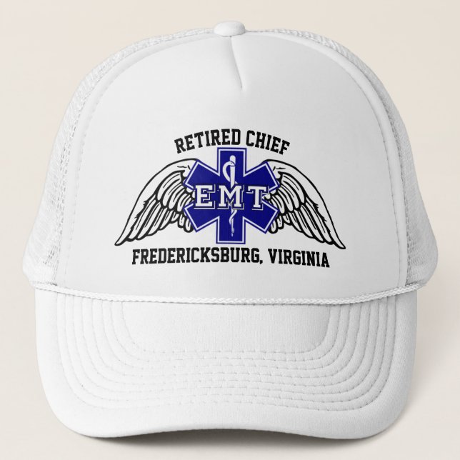 Retired EMT Customisable Hat (Front)