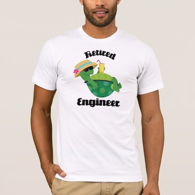 Retired Engineer (Turtle) T-Shirt (Front)