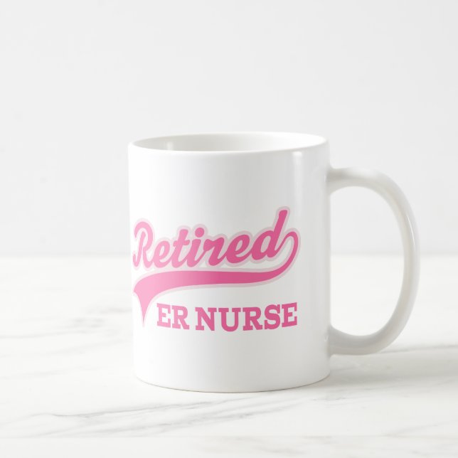 Retired Er Nurse Gift Coffee Mug (Right)