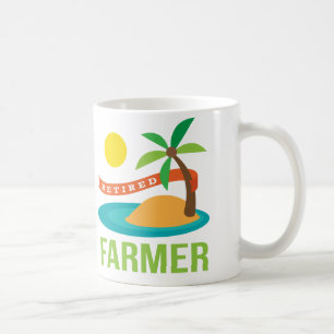 Retired Farmer Gift Coffee Mug
