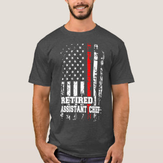 Retired Firefighter Assistant Chief  Retirement T-Shirt