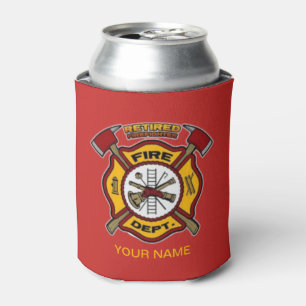 RETIRED FIREFIGHTER CAN COOLER