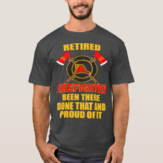 Retired Firefighter  Fire Chief  Fathers Day T-Shirt