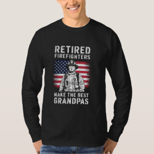 Retired Firefighters Make The Best Grandpas Proud  T-Shirt