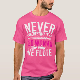 Retired Flautist Women Marching Band Music Retirem T-Shirt