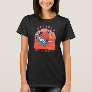 Retired Foster Care Social Worker Vintage Retirem T-Shirt