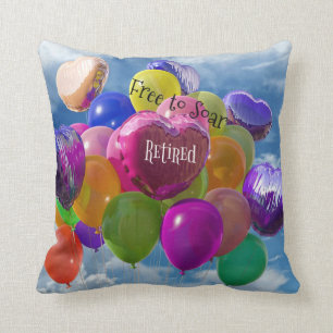 Retired, Free to Soar Cushion