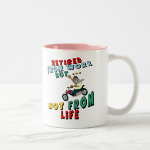 Retired From Work Two-Tone Coffee Mug