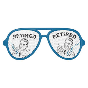 RETIRED FUNNY RETRO SUNGLASSES FUN-Glasses!