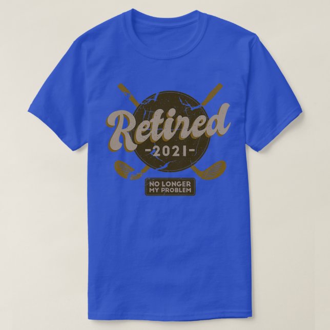 RETIRED GOLF T-Shirt (Design Front)
