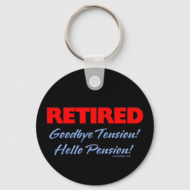 Retired Goodbye Tension (dark blue) Key Ring (Front)