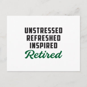 Retired Grandpa Retire Retirement Funny Gift Idea Postcard