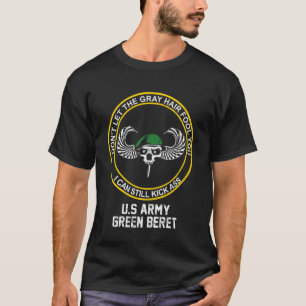 Retired Green Beret Funny Old Man US Special Force T-Shirt