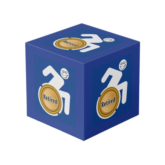 Retired Handicapped Cube (Front Angled)