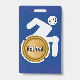 Retired Handicapped ID Badge