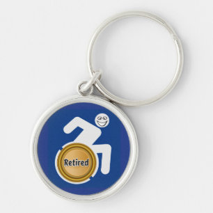 Retired Handicapped Key Ring