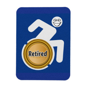 Retired Handicapped Magnet