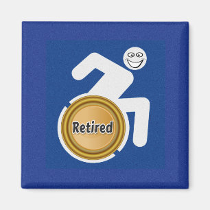 Retired Handicapped Magnet