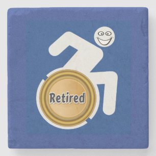 Retired Handicapped Stone Coaster