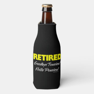 Retired Hellow Pension (Dark) Bottle Cooler