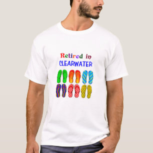 Retired in Clearwater, colourful design T-Shirt
