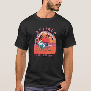 Retired Journeyman Lineman Vintage Retirement T-Shirt