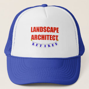 RETIRED LANDSCAPE ARCHITECT TRUCKER HAT