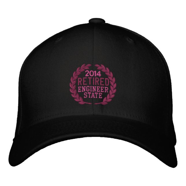 Retired Laurels Personalise it!  Embroidered Cap (Front)