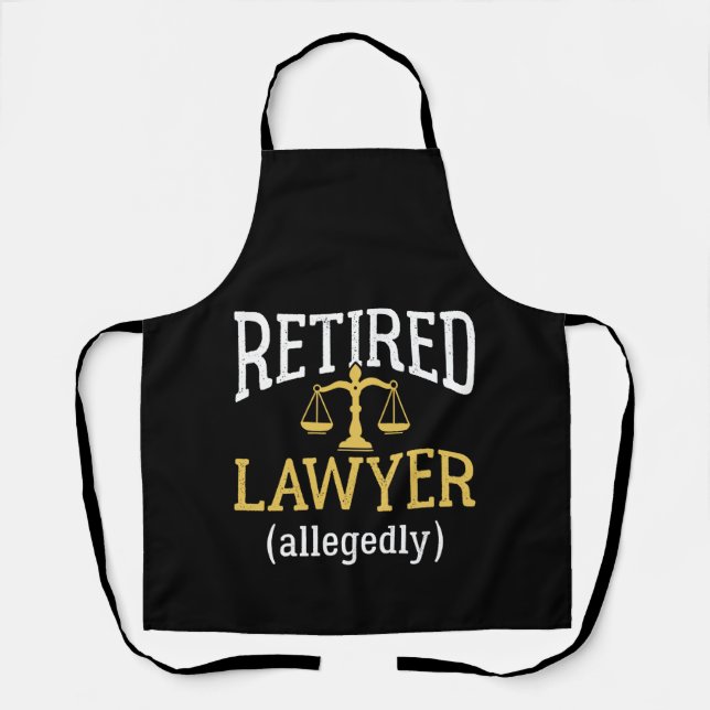 Retired Lawyer Allegedly Apron (Front)