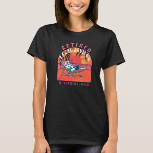 Retired Legal Advisor Vintage Retirement T-Shirt