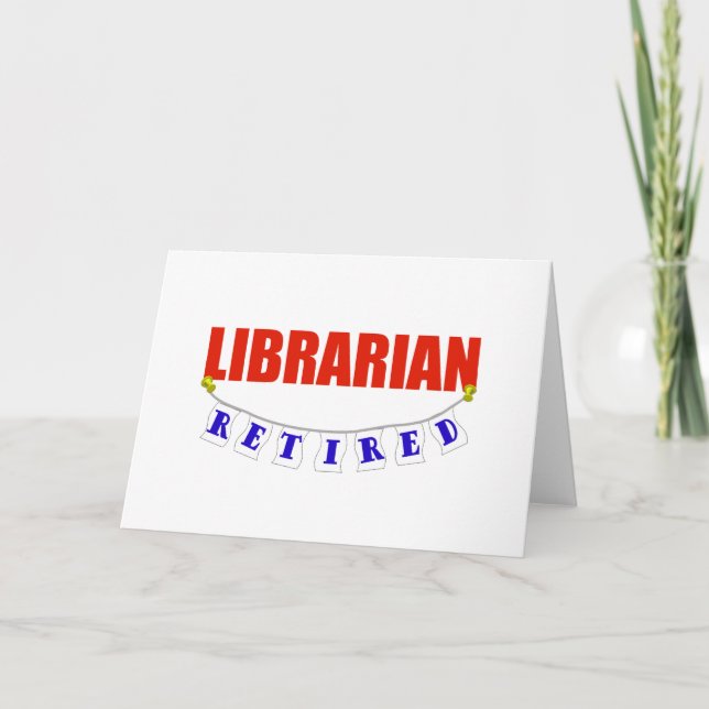 RETIRED LIBRARIAN CARD (Front)