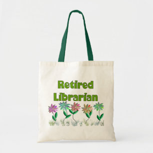 Retired Librarian "Spring Sensation" Tote Bag