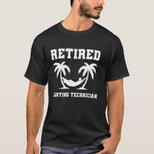 Retired Lighting Technician Coworker Retirement T-Shirt