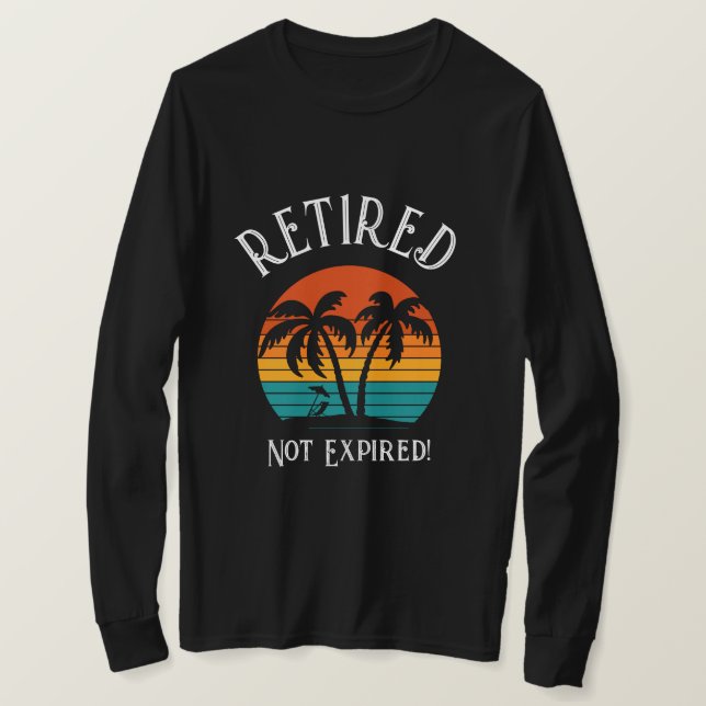 Retired Men's Fun Sun Shirt (Design Front)