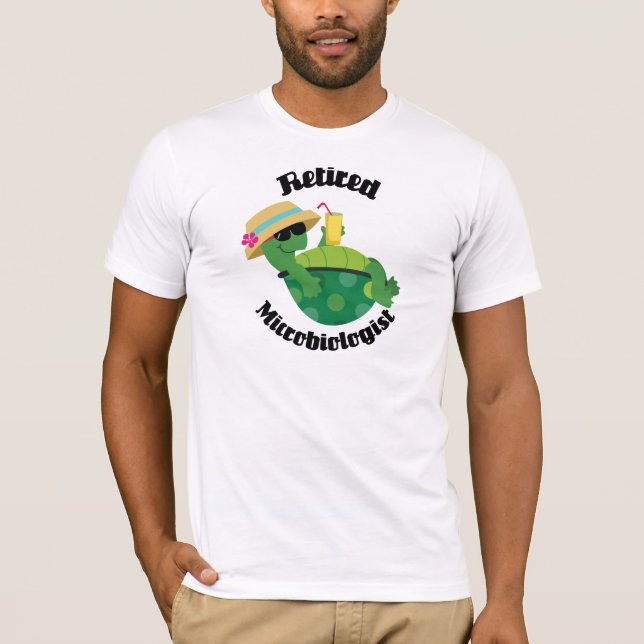 Retired Microbiologist (Turtle) T-Shirt (Front)