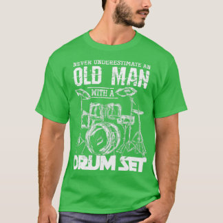 Retired Musician Funny Drums Drummer T-Shirt