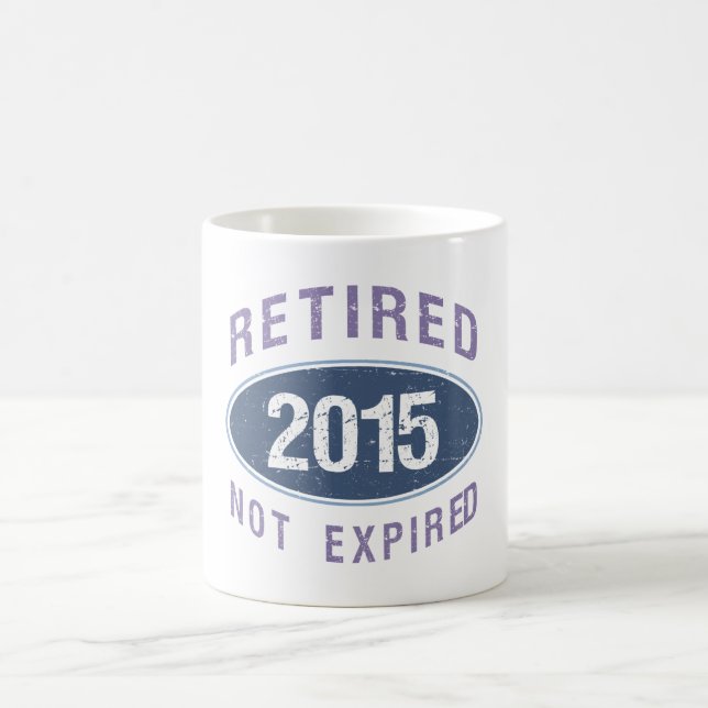 Retired Not Expired 2015 Coffee Mug (Center)