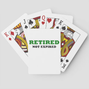 Retired Not Expired Playing Cards