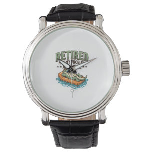 Retired Not My Problem Alligator Vacation Shirt_1 Watch