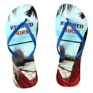 Retired Nurse, Hammock under the Palm Trees Jandals