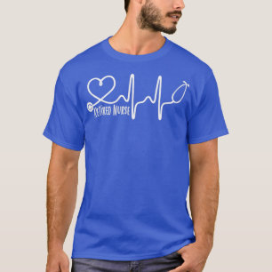 Retired Nurse Heartbeat T-Shirt