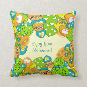 Retired Nurse Pillow Hearts