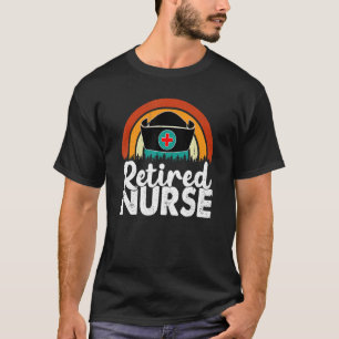 Retired Nurse RN NP CNA LPN Funny Nurse Retirement T-Shirt
