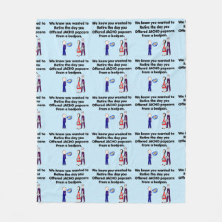 Retired Nurse Story Art JACHO   Fleece Blanket