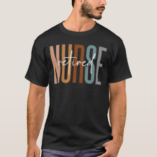 retired Nurse Team Squad Crew Matching Group T-Shirt