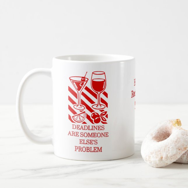 Retired Office Manager Mug – Funny Retirement Gift (With Donut)