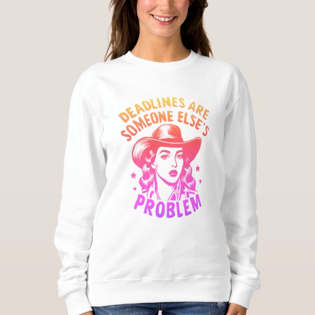 Retired Office Manager Sweatshirt Retirement Gift (Front)